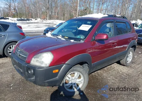 2007 Hyundai Tucson Limited/Se from USA, damaged, VIN KM8JN72D67U671833